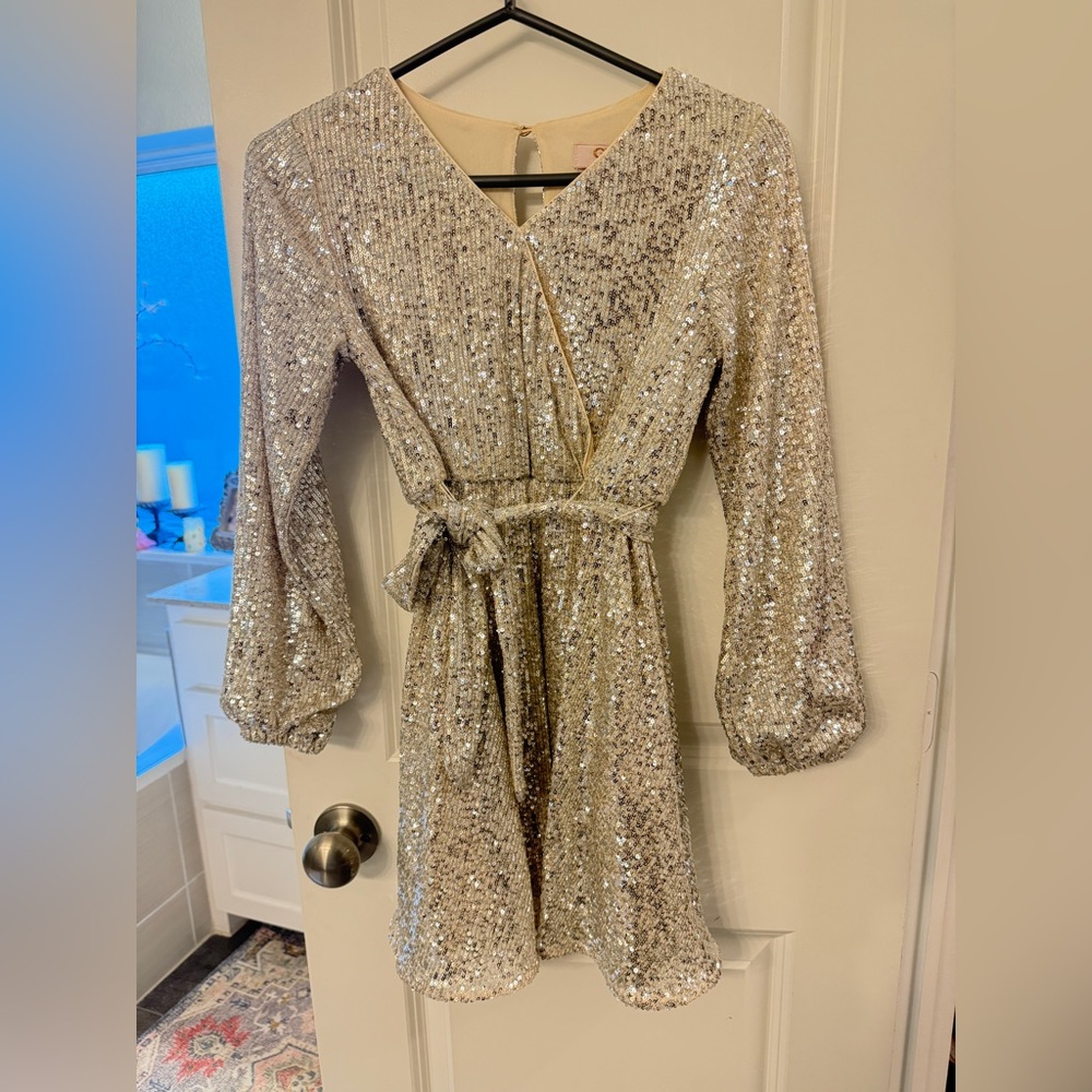 GB Girls Sparkling Sequin Dress